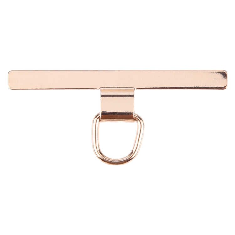 T-shape Metal Mobile Phone Lanyard Fixing Gasket(Gold) - Lanyards & Wrist Straps by buy2fix | Online Shopping UK | buy2fix