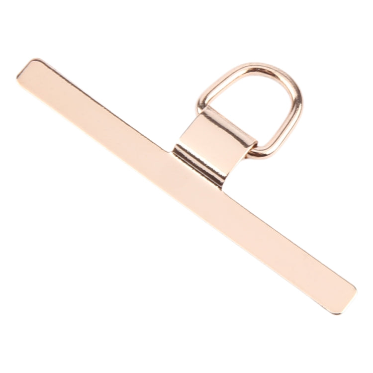 T-shape Metal Mobile Phone Lanyard Fixing Gasket(Gold) - Lanyards & Wrist Straps by buy2fix | Online Shopping UK | buy2fix