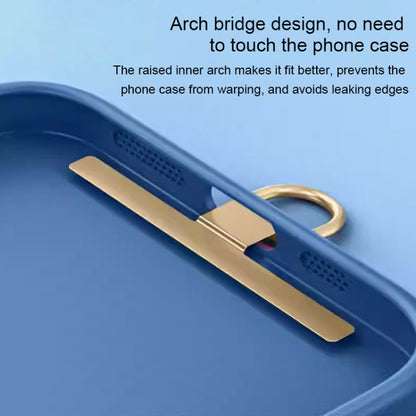 T-shape Metal Mobile Phone Lanyard Fixing Gasket(Rose Gold) - Lanyards & Wrist Straps by buy2fix | Online Shopping UK | buy2fix