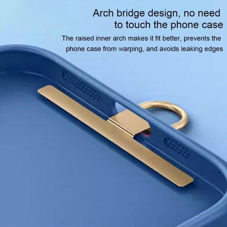 T-shape Metal Mobile Phone Lanyard Fixing Gasket(Gold) - Lanyards & Wrist Straps by buy2fix | Online Shopping UK | buy2fix