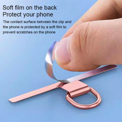 T-shape Metal Mobile Phone Lanyard Fixing Gasket(Rose Gold) - Lanyards & Wrist Straps by buy2fix | Online Shopping UK | buy2fix