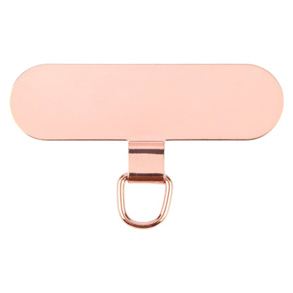 Oval Metal Mobile Phone Lanyard Fixing Gasket(Rose Gold) - Lanyards & Wrist Straps by buy2fix | Online Shopping UK | buy2fix