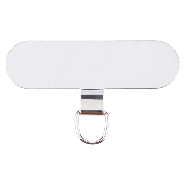 Oval Metal Mobile Phone Lanyard Fixing Gasket(Silver) - Lanyards & Wrist Straps by buy2fix | Online Shopping UK | buy2fix