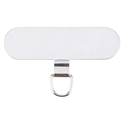 Oval Metal Mobile Phone Lanyard Fixing Gasket(Silver) - Lanyards & Wrist Straps by buy2fix | Online Shopping UK | buy2fix