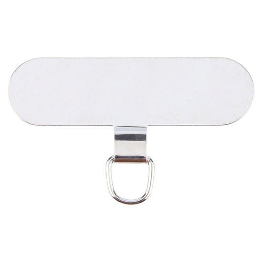 Oval Metal Mobile Phone Lanyard Fixing Gasket(Silver) - Lanyards & Wrist Straps by buy2fix | Online Shopping UK | buy2fix