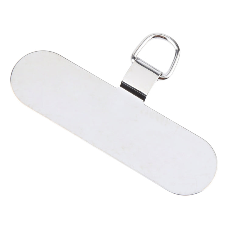Oval Metal Mobile Phone Lanyard Fixing Gasket(Silver) - Lanyards & Wrist Straps by buy2fix | Online Shopping UK | buy2fix