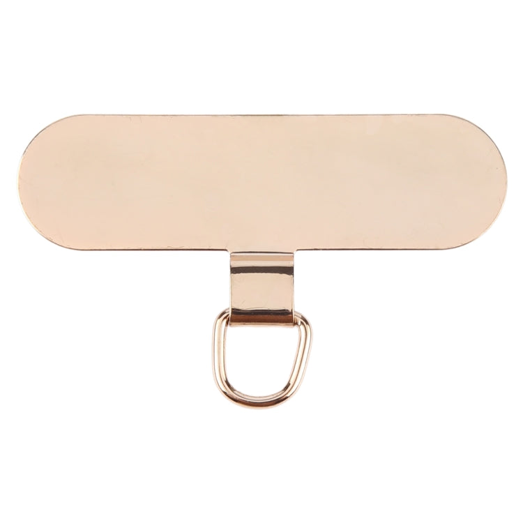 Oval Metal Mobile Phone Lanyard Fixing Gasket(Gold) - Lanyards & Wrist Straps by buy2fix | Online Shopping UK | buy2fix