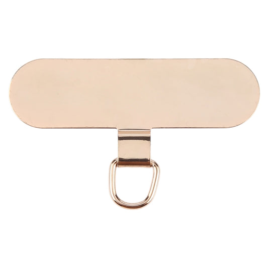 Oval Metal Mobile Phone Lanyard Fixing Gasket(Gold) - Lanyards & Wrist Straps by buy2fix | Online Shopping UK | buy2fix