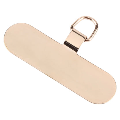 Oval Metal Mobile Phone Lanyard Fixing Gasket(Gold) - Lanyards & Wrist Straps by buy2fix | Online Shopping UK | buy2fix