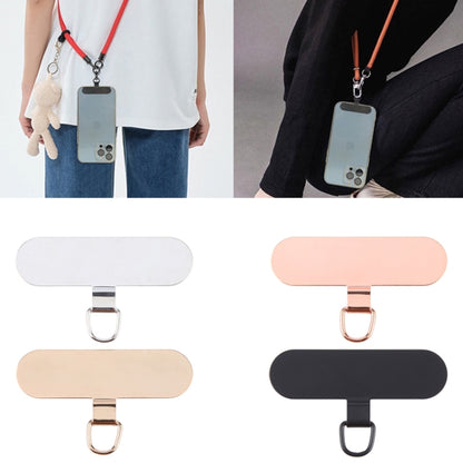 Oval Metal Mobile Phone Lanyard Fixing Gasket(Silver) - Lanyards & Wrist Straps by buy2fix | Online Shopping UK | buy2fix