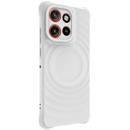 For Motorola Moto S50 5G  IMAK UC-6 Series Manbo Frosting Soft Phone Case(White) - Motorola Cases by imak | Online Shopping UK | buy2fix