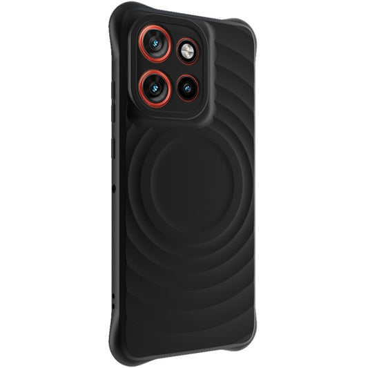 For Motorola Edge 50 Neo 5G IMAK UC-6 Series Manbo Frosting Soft Phone Case(Black) - Motorola Cases by imak | Online Shopping UK | buy2fix