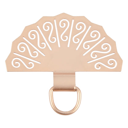 Fan-shaped Metal Mobile Phone Lanyard Fixing Gasket(Gold) - Lanyards & Wrist Straps by buy2fix | Online Shopping UK | buy2fix