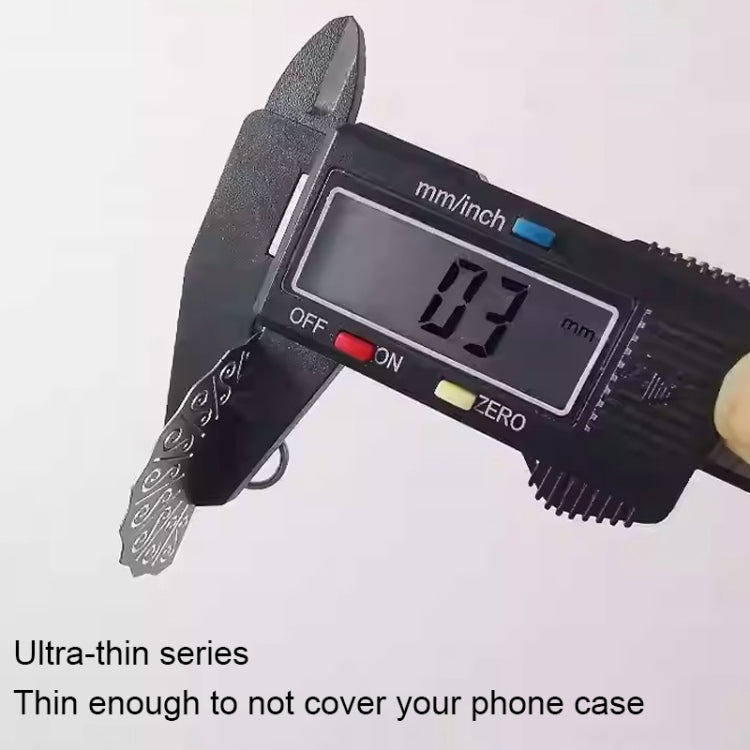 Fan-shaped Metal Mobile Phone Lanyard Fixing Gasket(Gold) - Lanyards & Wrist Straps by buy2fix | Online Shopping UK | buy2fix