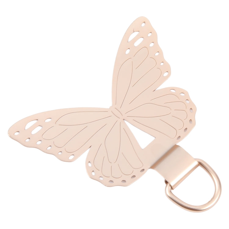 Butterfly Metal Mobile Phone Lanyard Fixing Gasket(Gold) - Lanyards & Wrist Straps by buy2fix | Online Shopping UK | buy2fix