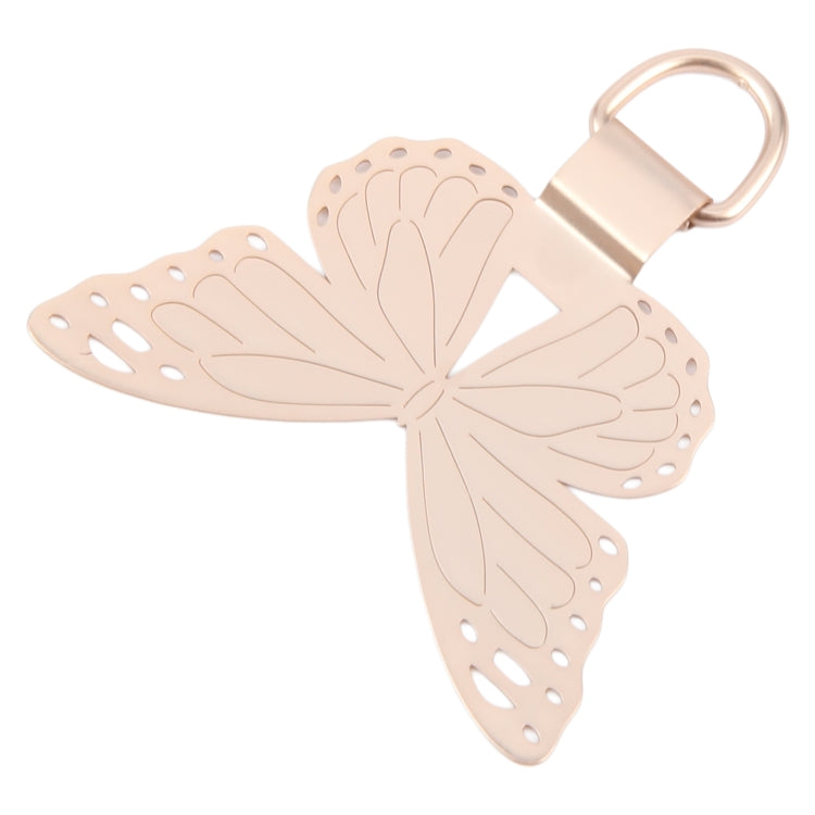 Butterfly Metal Mobile Phone Lanyard Fixing Gasket(Gold) - Lanyards & Wrist Straps by buy2fix | Online Shopping UK | buy2fix