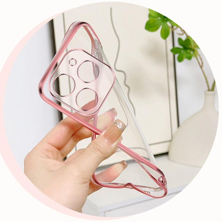 For Tecno Spark Go 2024 Plated Gradient Glitter Round Holder TPU Phone Case(Sierra Blue) by buy2fix