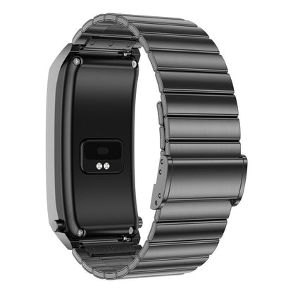 B7 Pro 1.5 inch 2 in 1 Bluetooth Earphone Silicone Strap Smart Watch, Support Heart Rate / Sleep Monitoring(Black) by buy2fix