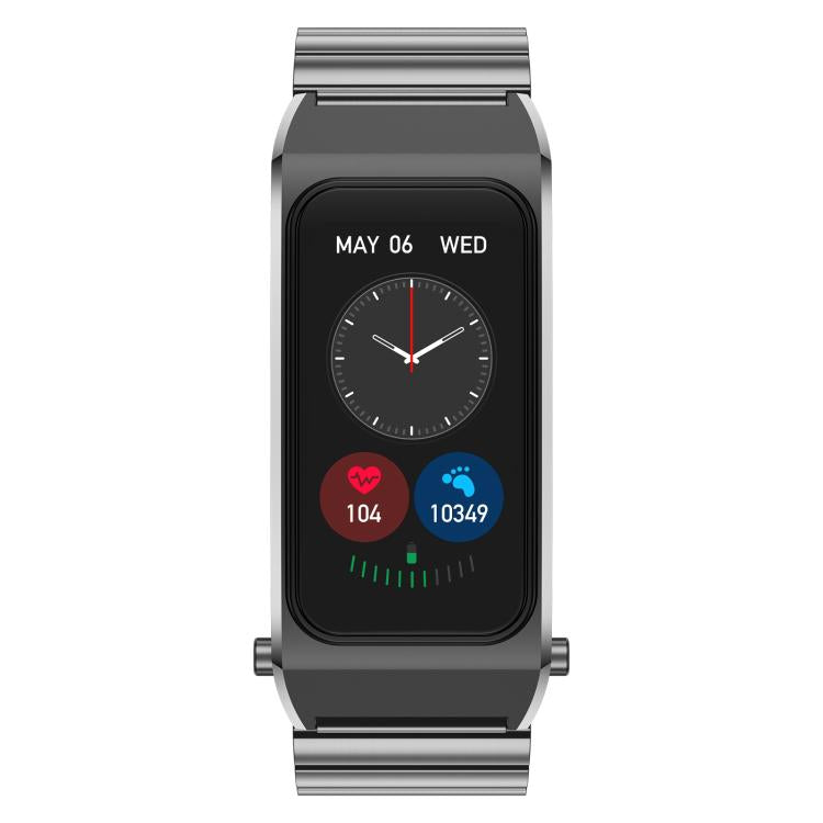 B7 Pro 1.5 inch 2 in 1 Bluetooth Earphone Silicone Strap Smart Watch, Support Heart Rate / Sleep Monitoring(Black) by buy2fix