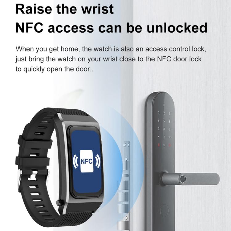 B7 Pro 1.5 inch 2 in 1 Bluetooth Earphone Silicone Strap Smart Watch, Support Heart Rate / Sleep Monitoring(Gold) by buy2fix