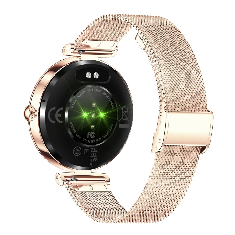 NX17 Pro 1.19 inch AMOLED Screen Steel Strap Smart Watch, Support Health Monitoring / Bluetooth Call(Gold) by buy2fix