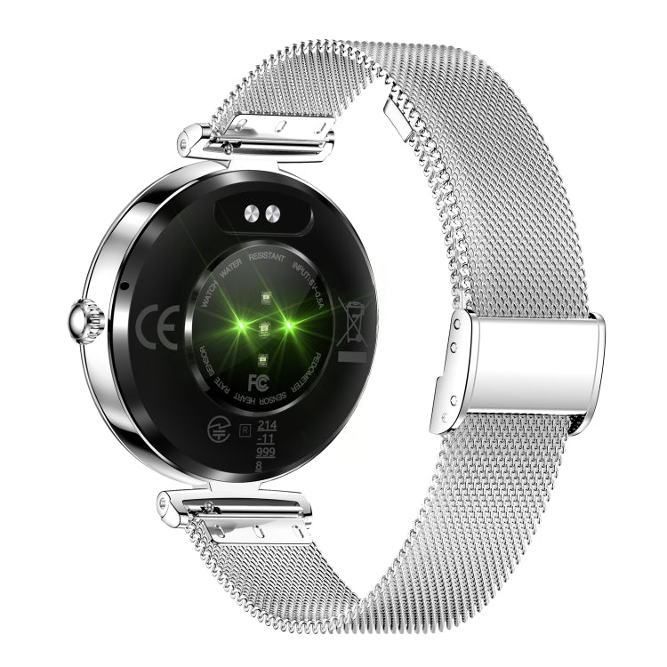 NX17 Pro 1.19 inch AMOLED Screen Steel Strap Smart Watch, Support Health Monitoring / Bluetooth Call(Silver) by buy2fix