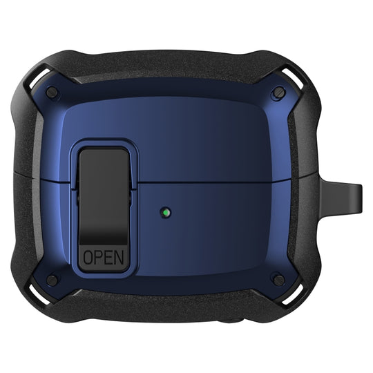 For Samsung Galaxy Buds 3 / 3 Pro Bumblebee Earphone Protective Case with Switch & Hook(Black Blue)