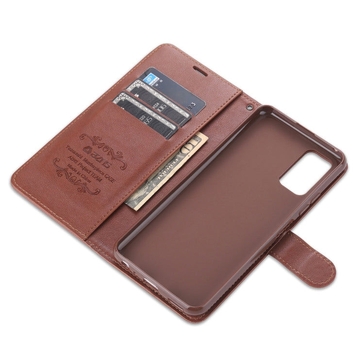 For Huawei Honor 30 Youth AZNS Sheepskin Texture Horizontal Flip Leather Case with Holder & Card Slots & Wallet(Brown) - Honor Cases by AZNS | Online Shopping UK | buy2fix