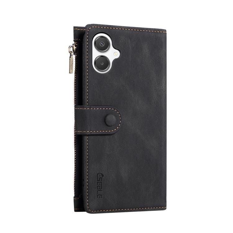 For Samsung Galaxy A06 5G ESEBLE Retro Frosted RFID Flip Leather Phone Case(Black) - Galaxy Phone Cases by ESEBLE | Online Shopping UK | buy2fix