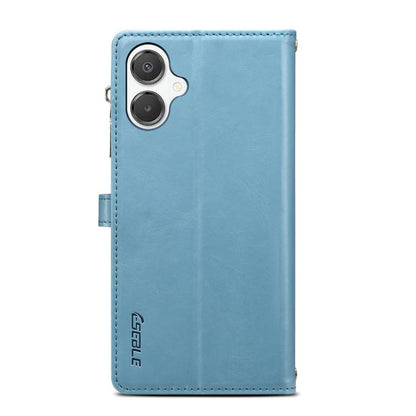 For Samsung Galaxy A06 5G ESEBLE Star Series Lanyard Zipper Wallet RFID Leather Case(Blue) - Galaxy Phone Cases by ESEBLE | Online Shopping UK | buy2fix