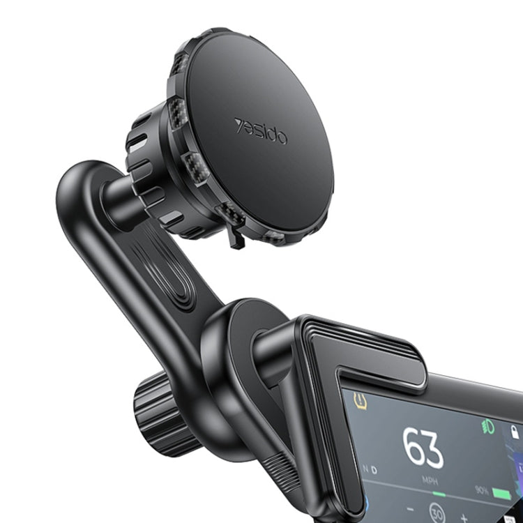 Yesido C212 Car Floating Screen Clip-on Magnetic Phone Holder(Black) by Yesido