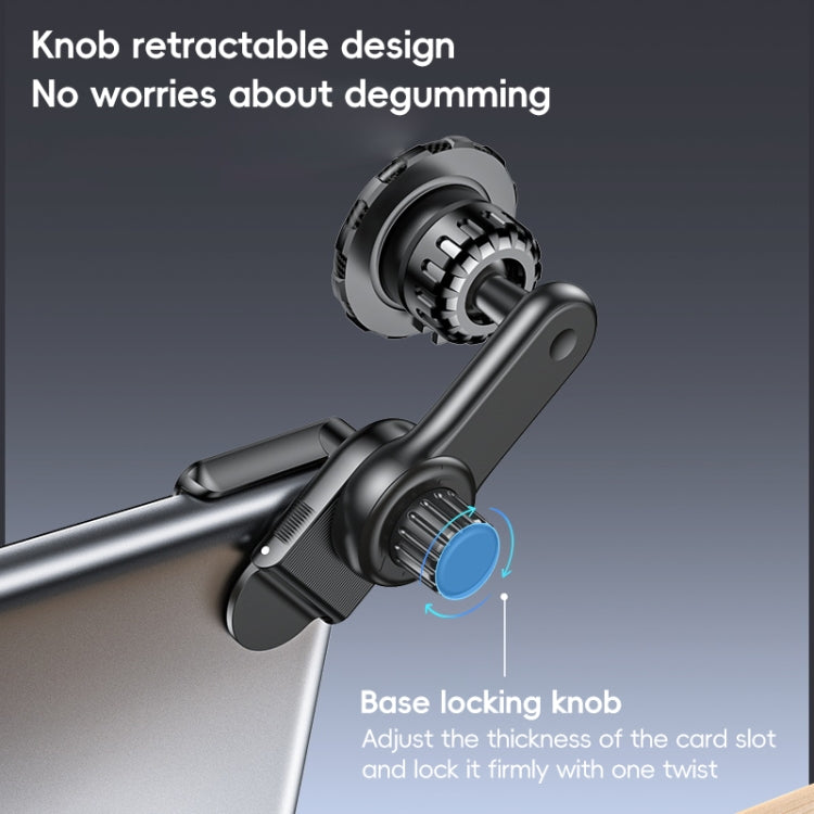 Yesido C212 Car Floating Screen Clip-on Magnetic Phone Holder(Black) by Yesido