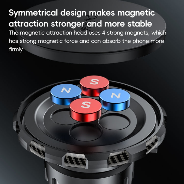 Yesido C212 Car Floating Screen Clip-on Magnetic Phone Holder(Black) by Yesido