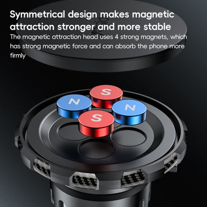 Yesido C212 Car Floating Screen Clip-on Magnetic Phone Holder(Black) by Yesido