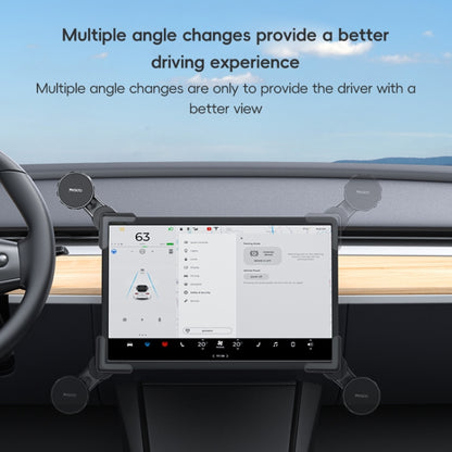 Yesido C212 Car Floating Screen Clip-on Magnetic Phone Holder(Black) by Yesido