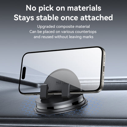 Yesido C268 Car Dashboard 360 Degree Rotating Base Phone Holder(Black) by Yesido