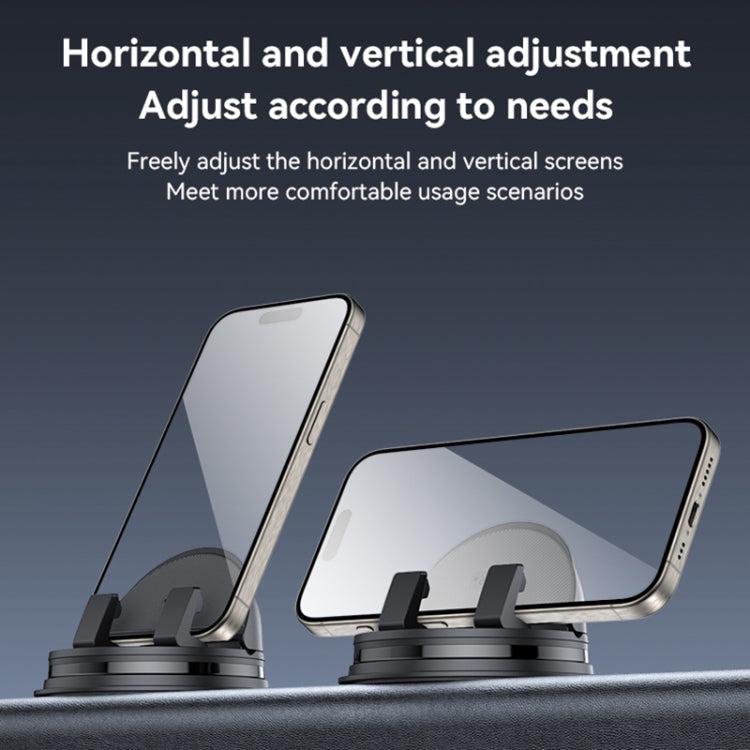 Yesido C268 Car Dashboard 360 Degree Rotating Base Phone Holder(Black) by Yesido