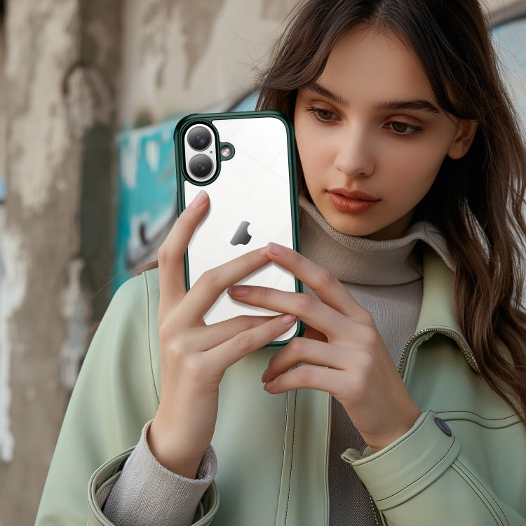 For iPhone 16 Pro Max Double-sided Plastic Glass Phone Protective Case(Red) by buy2fix