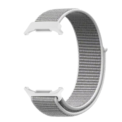 For Samsung Galaxy Watch Ultra 47mm / Ultra 2025 Plastic Connector Nylon Loop Watch Band(Seashell) - Watch Bands by buy2fix | Online Shopping UK | buy2fix