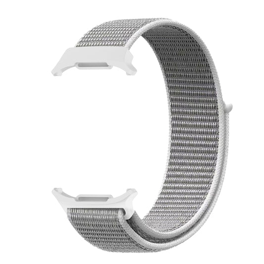For Samsung Galaxy Watch Ultra 47mm / Ultra 2025 Plastic Connector Nylon Loop Watch Band(Seashell) - Watch Bands by buy2fix | Online Shopping UK | buy2fix