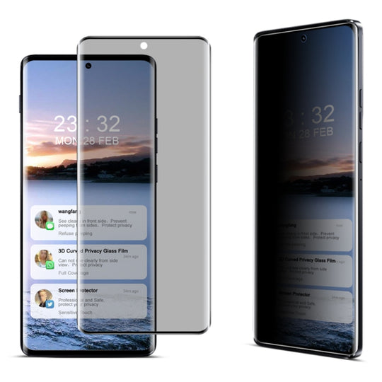 For Motorola Edge 2024 imak 3D Curved Privacy Full Screen Tempered Glass Film