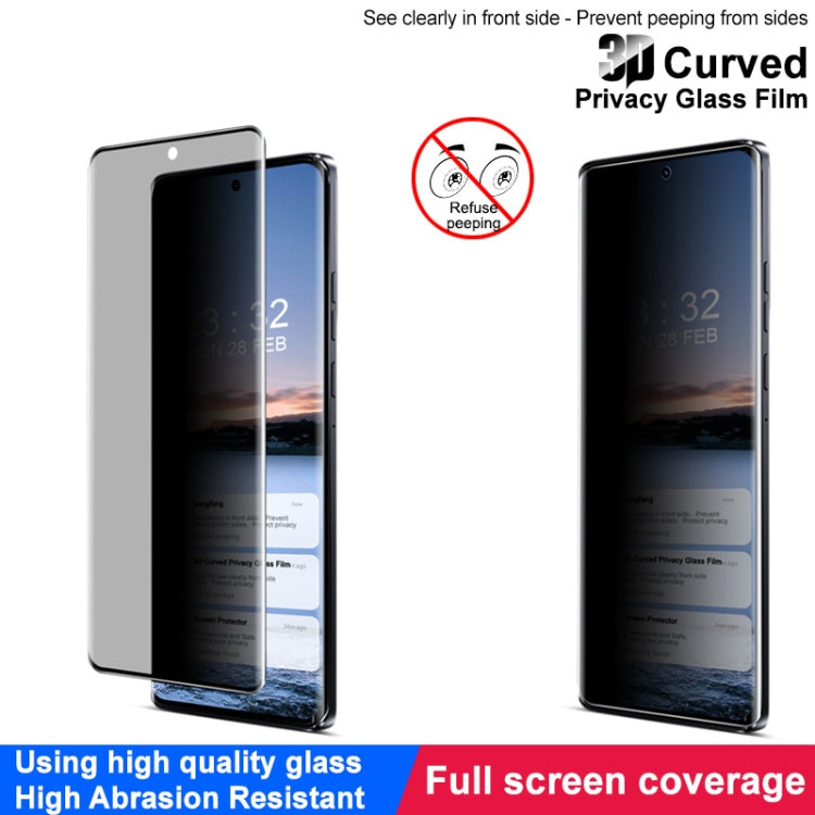 For Motorola Edge 2024 imak 3D Curved HD Full Screen Anti-spy Tempered Glass Protective Film by imak