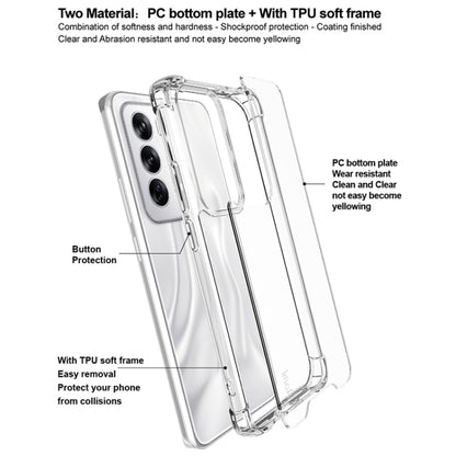 For OPPO Reno12 Global IMAK Space Shield PC + TPU Airbag Shockproof Phone Case(Transparent) - OPPO Cases by imak | Online Shopping UK | buy2fix
