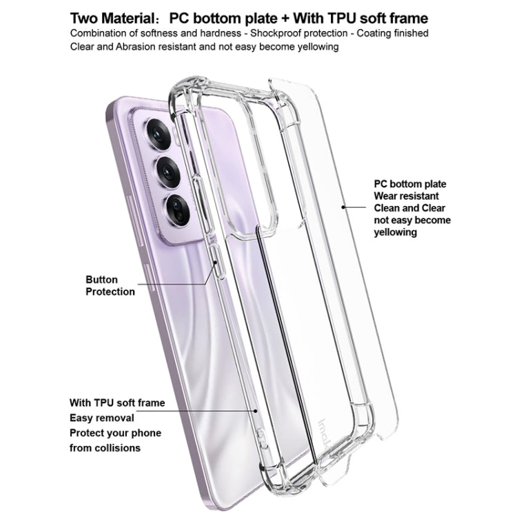 For OPPO Reno12 Pro Global IMAK Space Shield PC + TPU Airbag Shockproof Phone Case(Transparent) - OPPO Cases by imak | Online Shopping UK | buy2fix