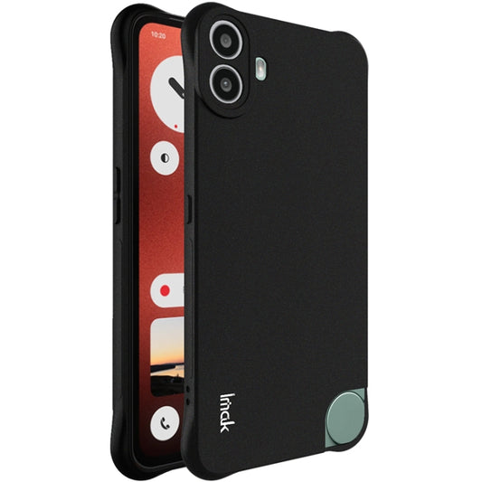 For Nothing CMF Phone 1 imak Shockproof Airbag TPU Phone Case(Matte Black) - Nothing Cases by imak | Online Shopping UK | buy2fix