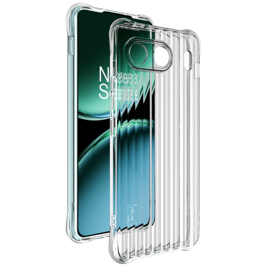 For OnePlus Nord 4 IMAK Corrugated Texture Airbag TPU Phone Case(Transparent) - Nord 4 Cases by imak | Online Shopping UK | buy2fix