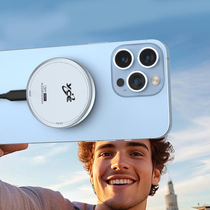 YCE-V195C USB-C / Type-C to M.2 NVMe + PD 3.0 Magnetic Hard Drive Enclosure(Grey) by buy2fix