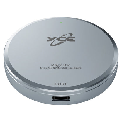 YCE-V195F USB-C / Type-C to M.2 NVMe Magnetic Hard Drive Enclosure(Grey) by buy2fix