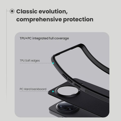 For Redmi K80 NILLKIN Frosted Shield Pro PC + TPU Phone Case(Black) - K80 Cases by NILLKIN | Online Shopping UK | buy2fix