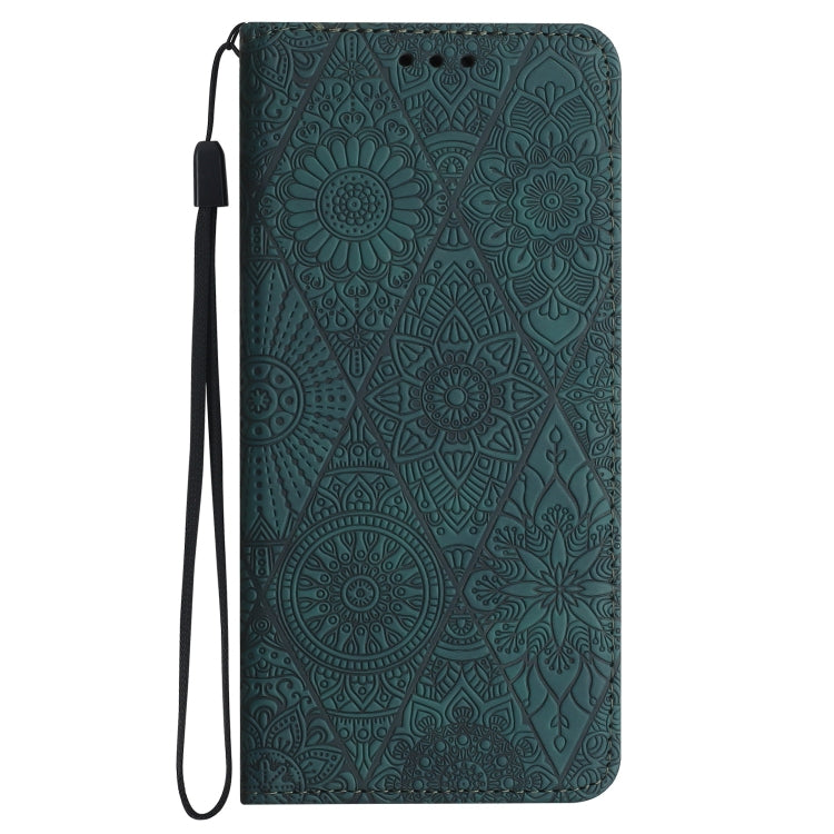 For Google Pixel 9 Pro XL Ethnic Embossed Adsorption Leather Phone Case(Blue) by buy2fix